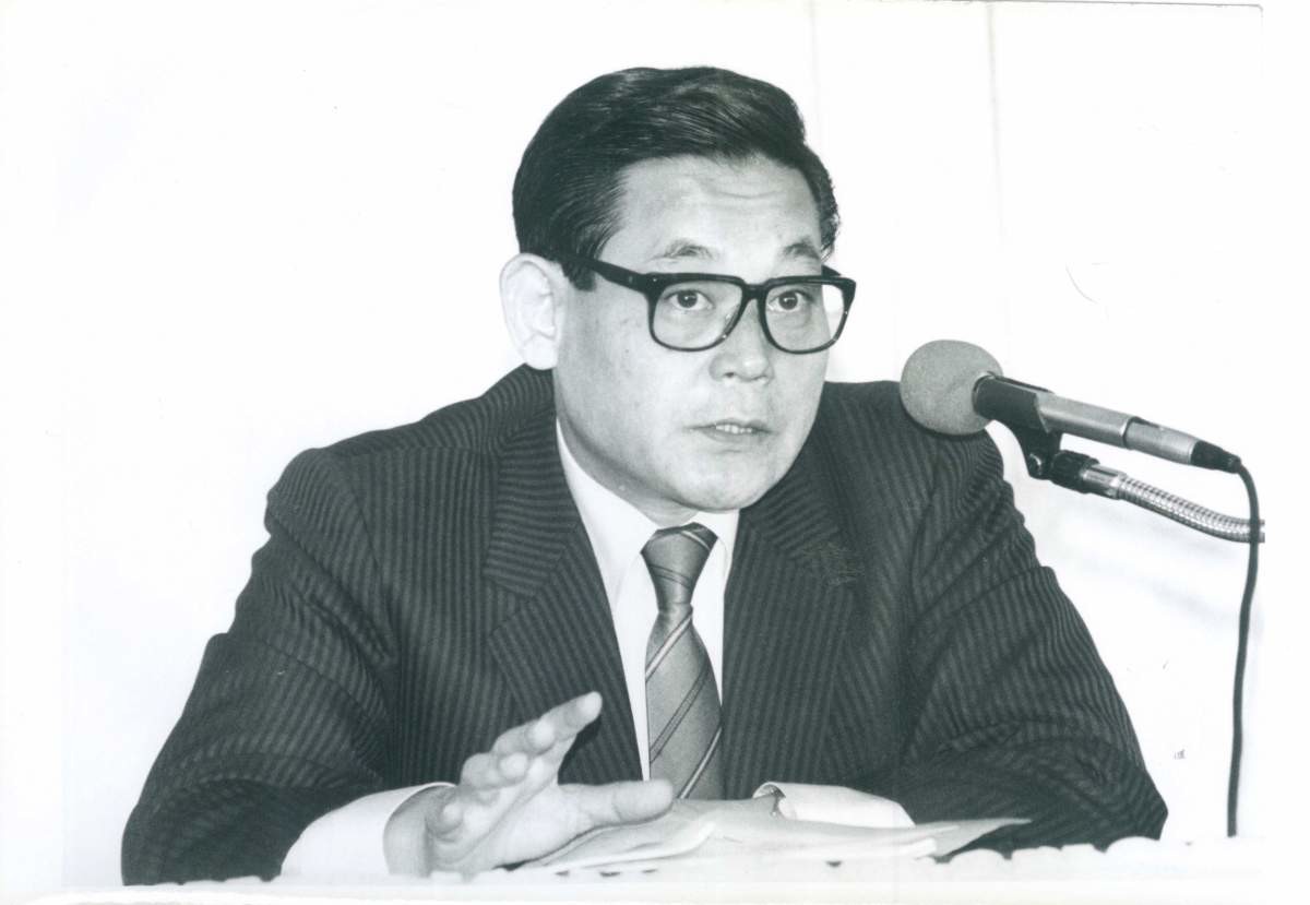 1988년 7월23일 정계최고 경영자 전지 세미나 연설 모습./ 삼성전자 제공-뉴스1