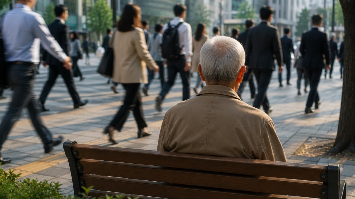 노인의 모습 / 기사 내용을 바탕으로 제작한 AI 이미지
