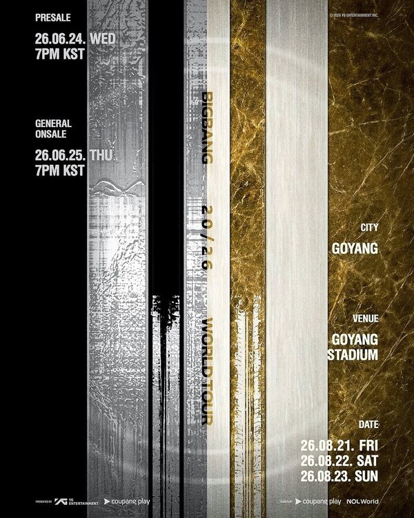 BIGBANG Is Heading to Goyang This August / G-Dragon's Instagram