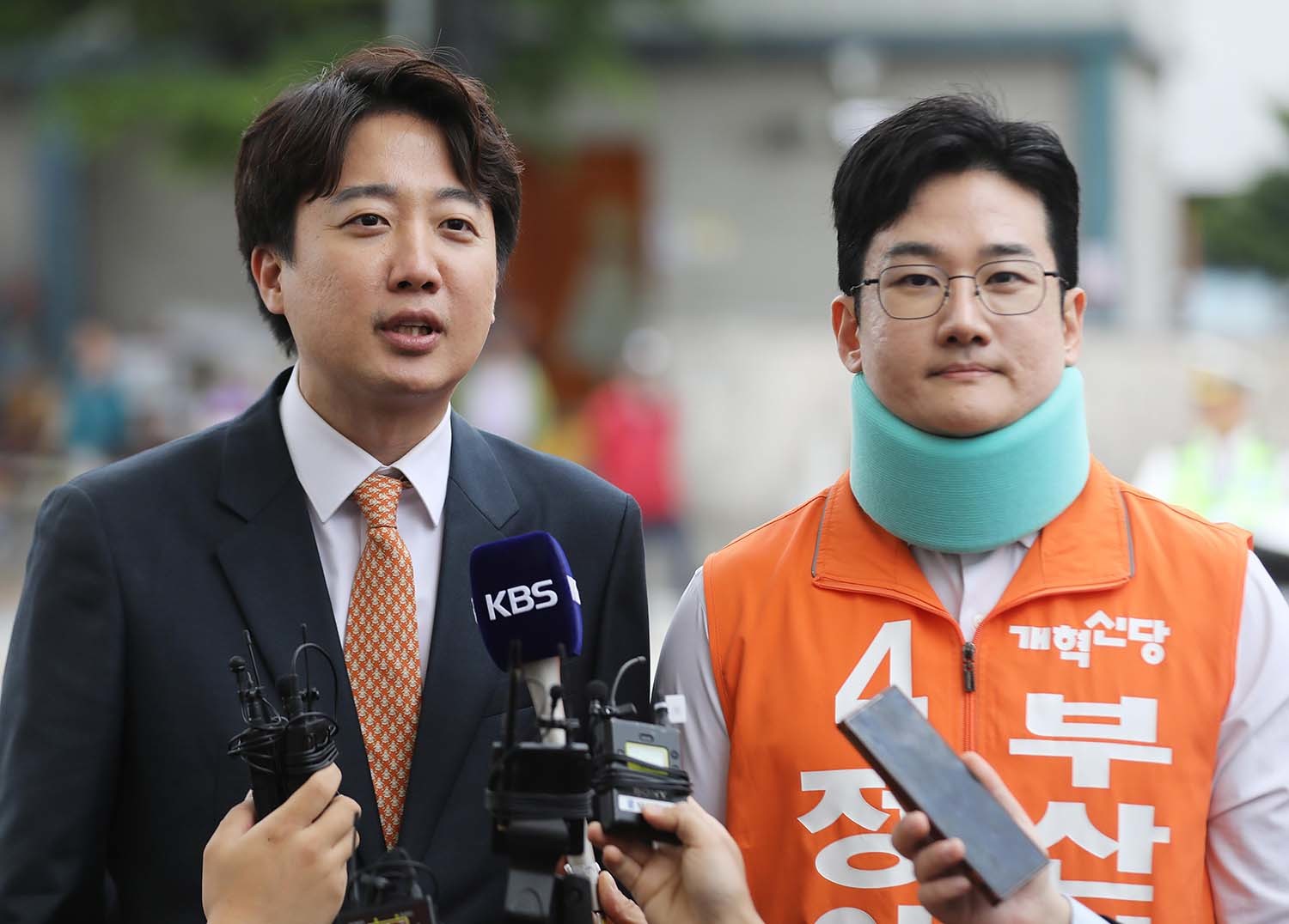 경찰, 정이한 개혁신당 부산시장 후보 '테러 자작극' 의혹 수사 중