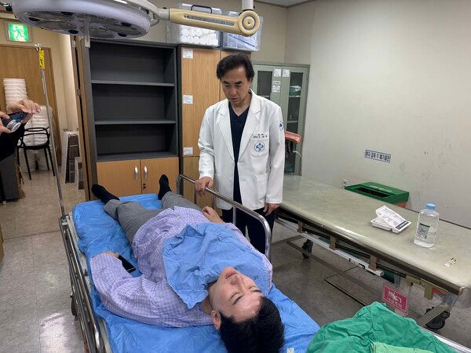 정이한 후보가 정밀검사를 받고 있다. / 정이한 개혁신당 부산시장 후보 선거대책위원회