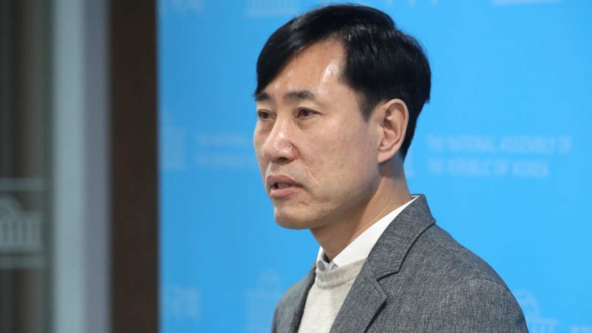 하태경 전 국민의힘 의원이2024년 서울 여의도 국회 소통관에서 제22대 국회의원 선거(총선) 출마 희망지를 서울 종로에 / 뉴스1