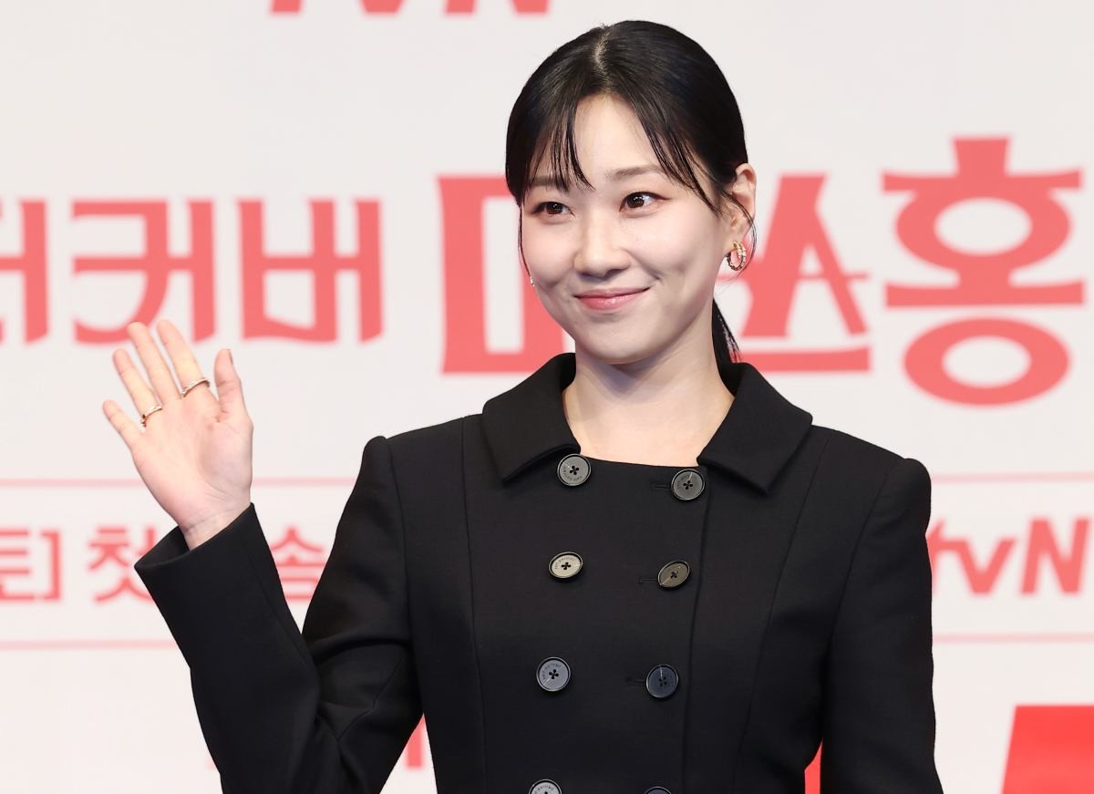 ‘언더커버 미쓰홍’(연출 박선호/극본 문현경) 제작발표회에 참석한 하윤경 / 뉴스1