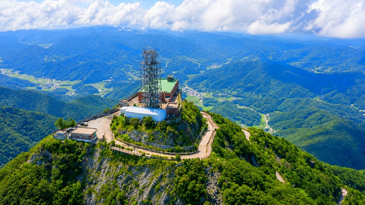 오도산 전망대. / 합천군 공식 블로그, AI