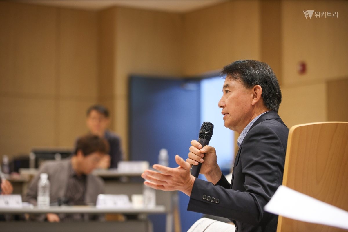 최현덕 남양주시장 당선인이 18일 1주차 시정 업무보고에서 주요 현안에 대해 발언하고 있다