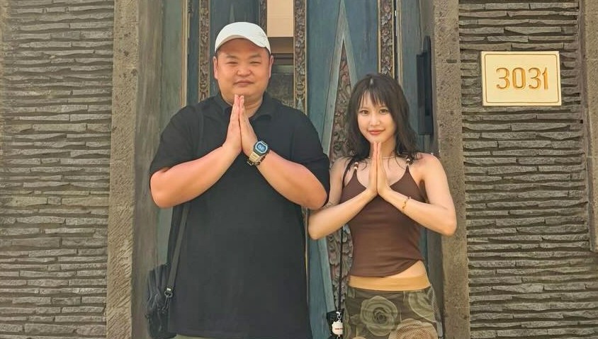 배우 고규필과 가수 에이민의 투샷 / 에이민 인스타그램