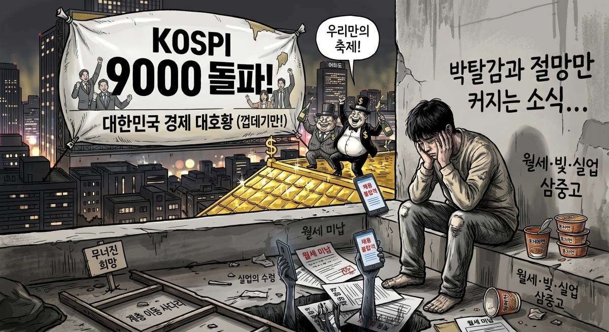 고민정 의원이 직격한 현재 대한민국의 현실. 기사 내용을 바탕으로 제작한 자료사진.