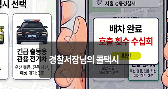 [위키만평] 경찰서장님의 콜택시