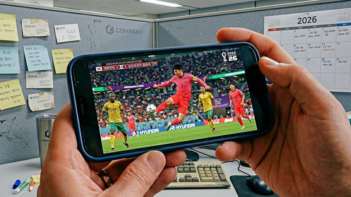 2026년 06월 25일 남아프리카공화국 대한민국…월드컵 중계 보는 방법, 대박 터진 '이곳'
