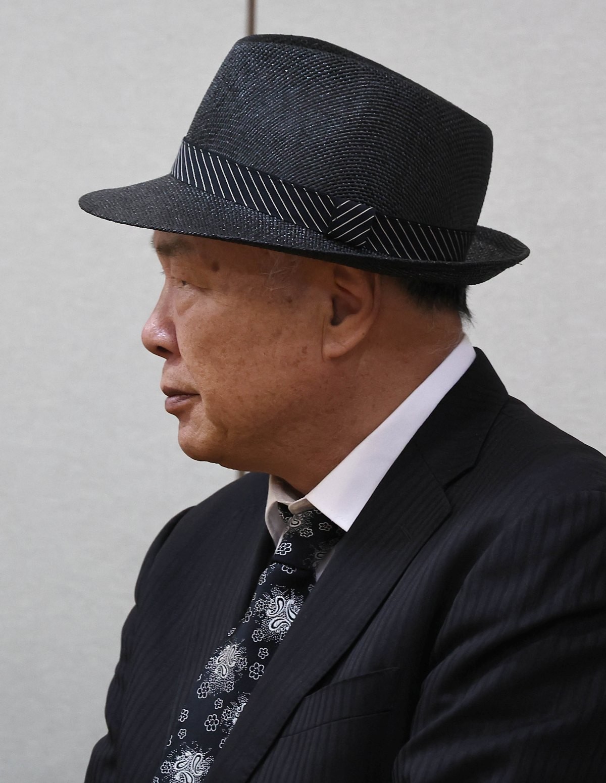 가수 옥희의 빈소에 배우자 홍수환 전 한국권투위원회 회장이 자리하고 있는 모습. / 뉴스1