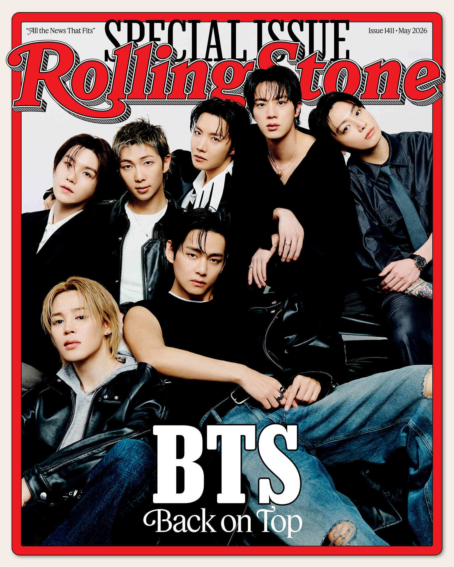 BTS for the cover of Rolling Stone / Rolling Stone
