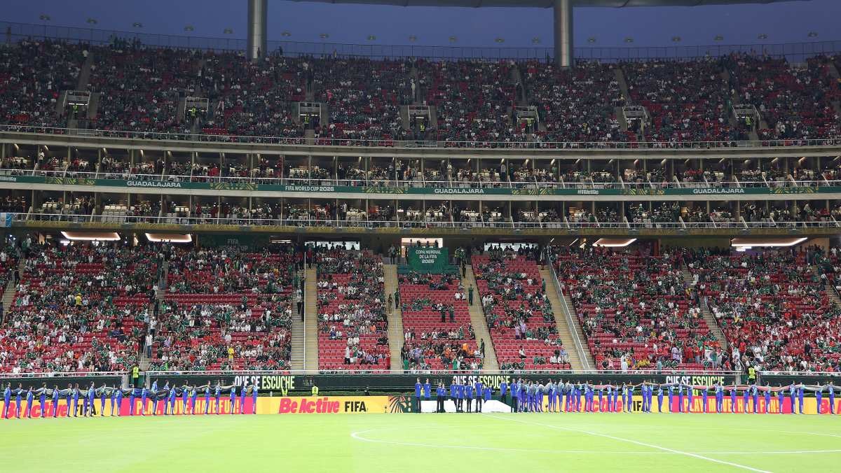 지난 11일(현지시간) 멕시코 할리스코주 사포판 아크론 스타디움에서 열린 2026 북중미 월드컵 A조 조별리그 1차전 대한민국과 체코의 경기에서 관중석 곳곳이 빈 모습을 보이고 있다. / 뉴스1