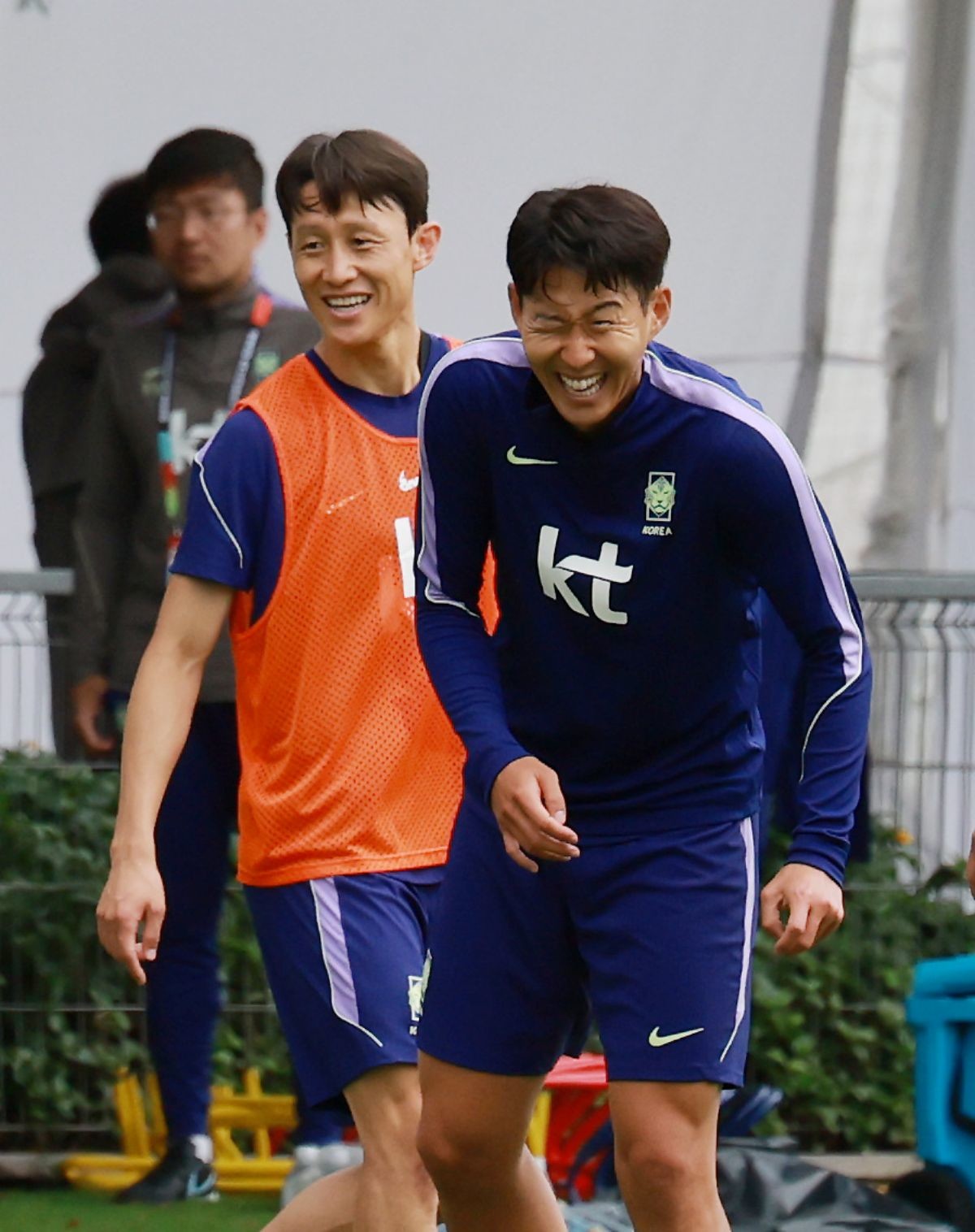 한국 축구 '92라인' 이재성과 손흥민. / 뉴스1