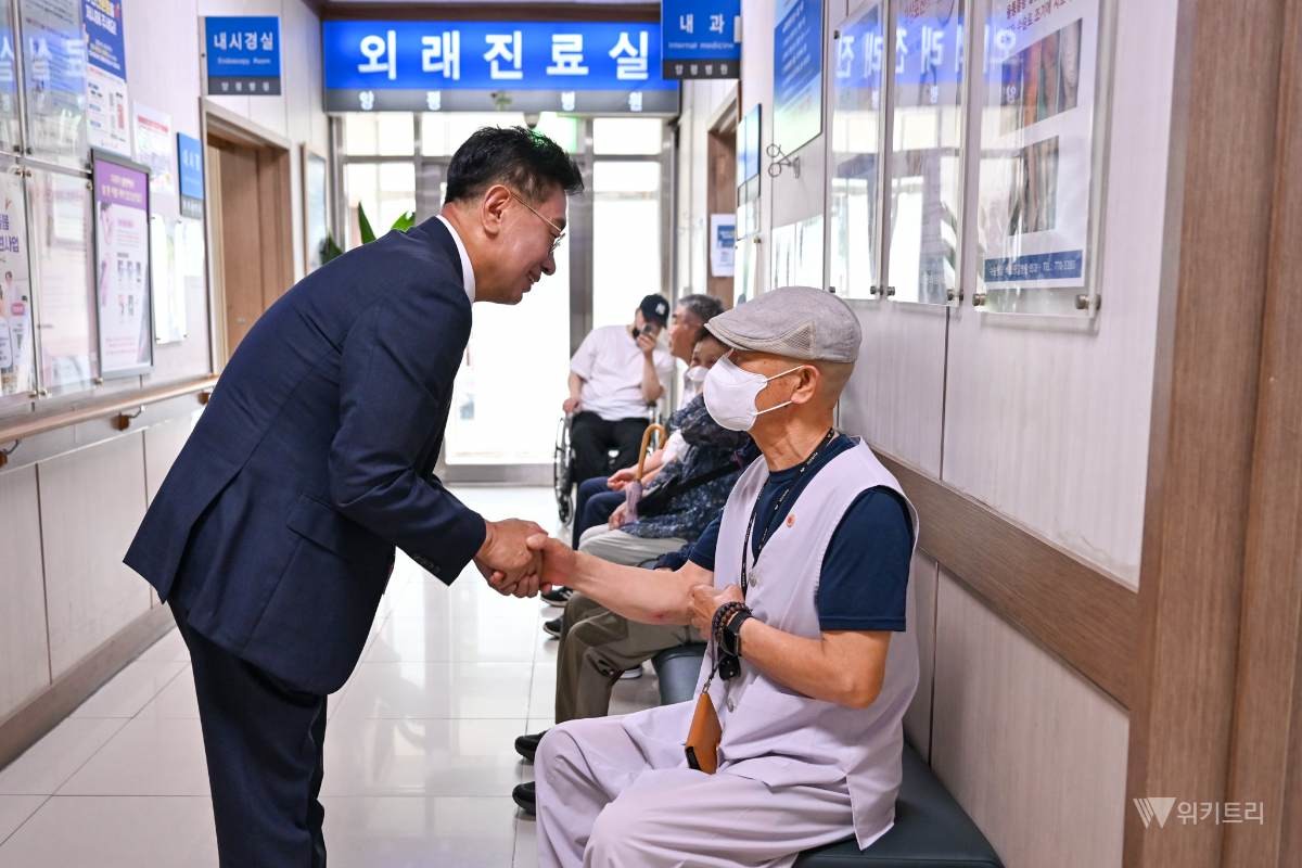 전진선 양평군수 민선9기 출범 양평병원 방문