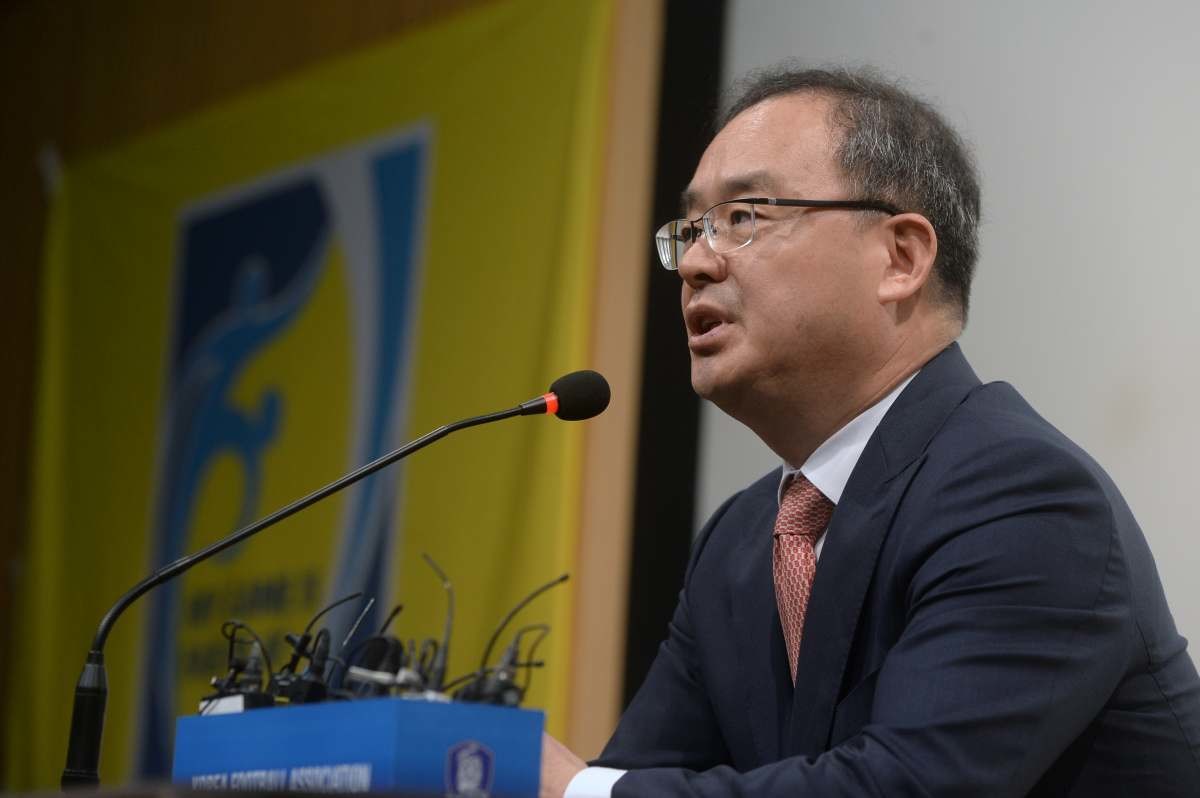 이용수 대한축구협회 부회장. / 뉴스1