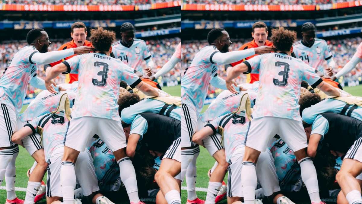 승리 확정 후 기뻐하는 벨기에 대표팀 선수들  / 벨기에 축구 국가대표팀 인스타그램