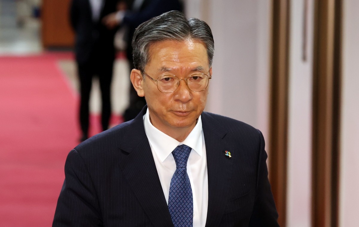 정성호 법무부 장관이 지난달 9일 오전 서울 종로구 세종대로 정부서울청사에서 열린 국무회의에 참석하고 있다. / 뉴스1
