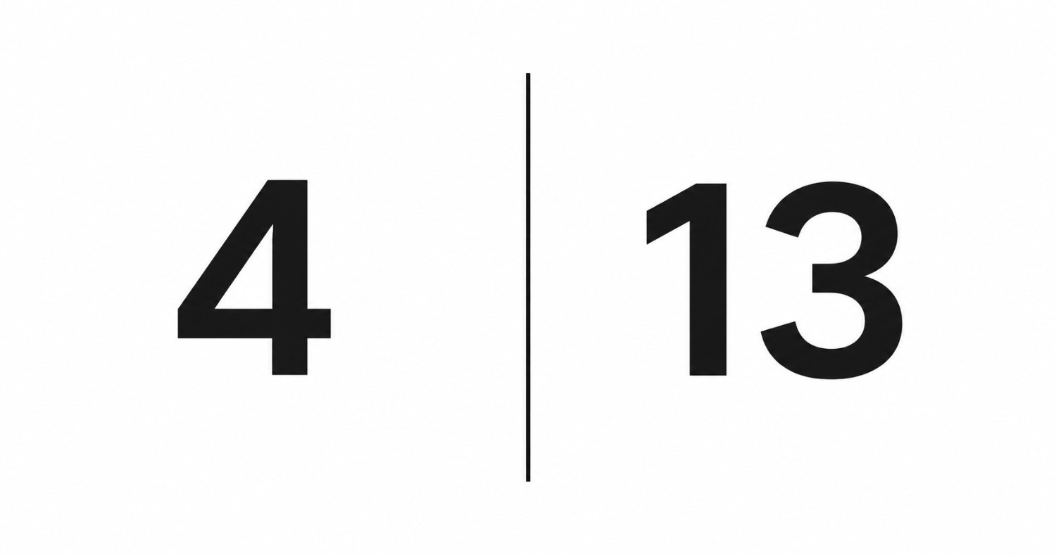 한국의 4와 이란의 13을 상징적으로 표현한 이미지. / AI가 생성한 자료사진