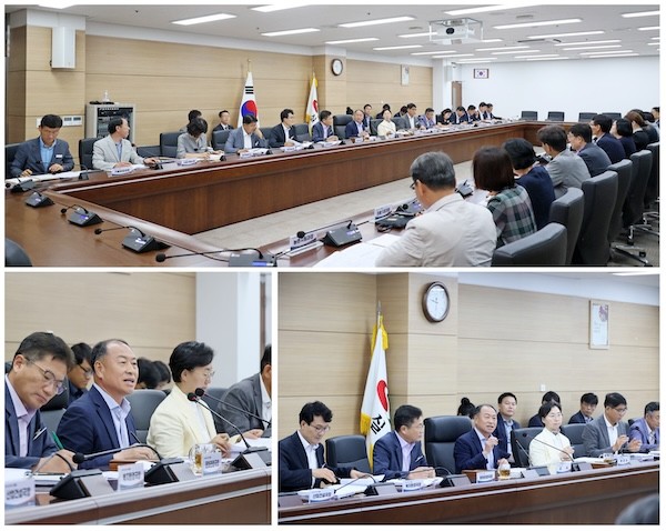 한득수 임실군수 취임 후 첫 간부회의 / 임실군