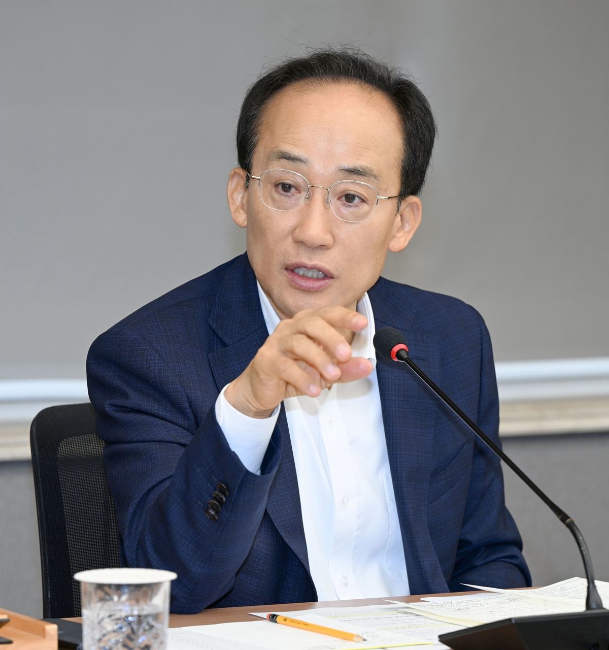 6일 추경호 대구시장이 간부회의를 직접 주재하고 있다./대구시