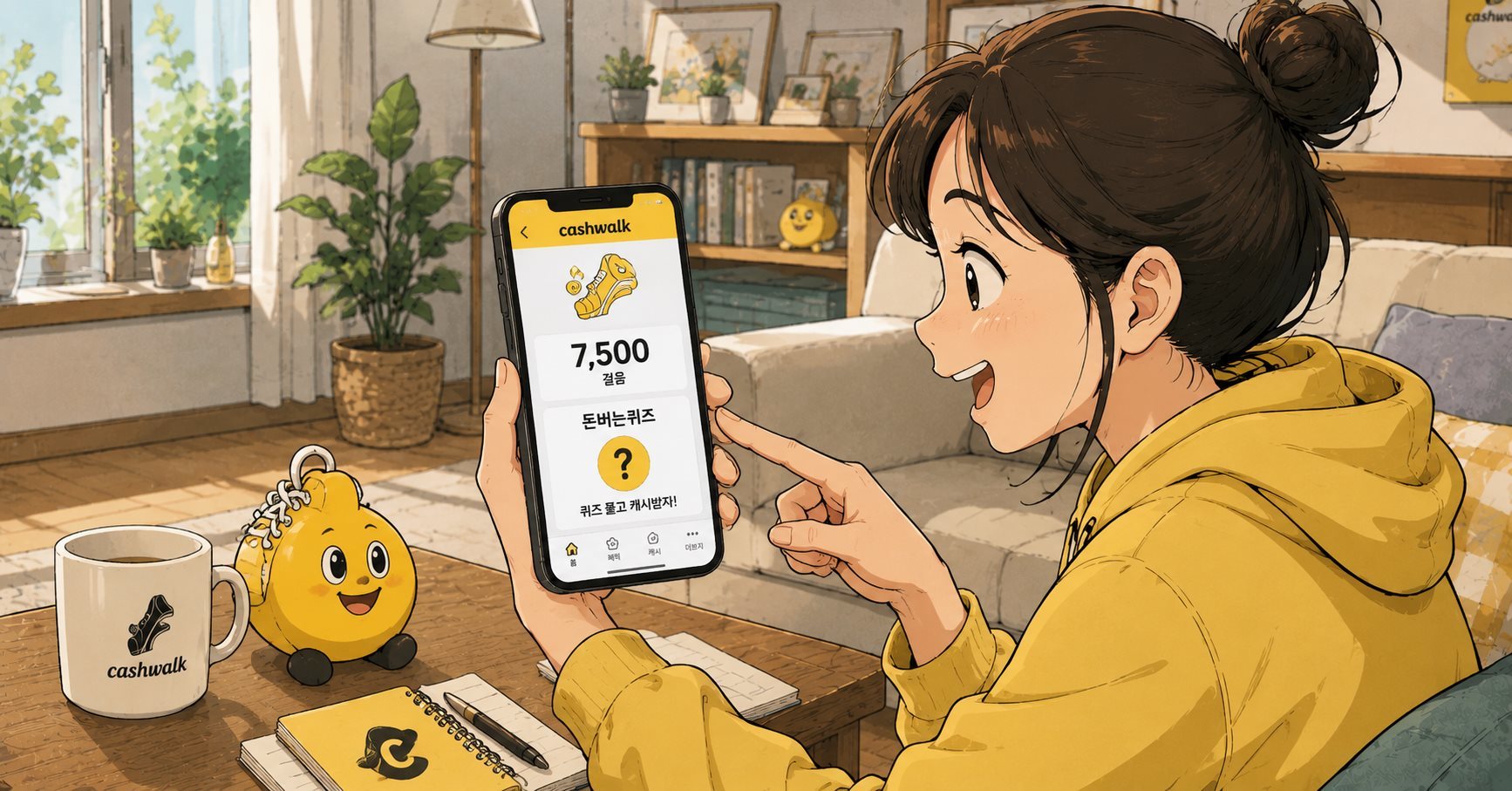 캐시워크 돈버는퀴즈 7월 6일 정답은?... 소휘 효소·배민 등 다양한 문제 출제
