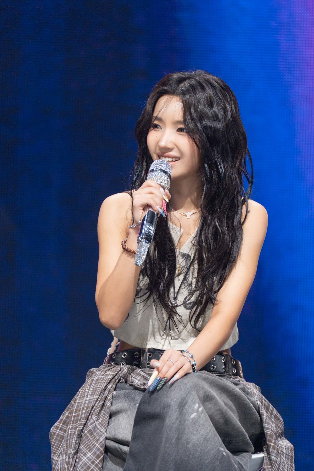 질문에 답하는 아이들(i-dle) 멤버 소연. / 큐브 엔터테인먼트 제공