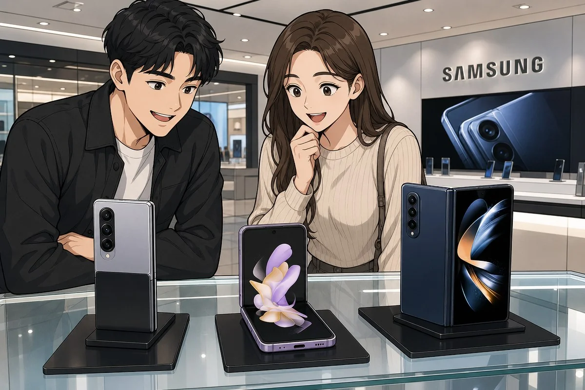 갤럭시Z폴드8·플립8 국내가 유출...20만원씩 오른다 / AI 생성 일러스트(삽화)