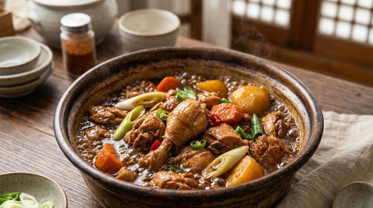 맛있는 찜닭 / 기사 내용을 바탕으로 제작한 AI 이미지