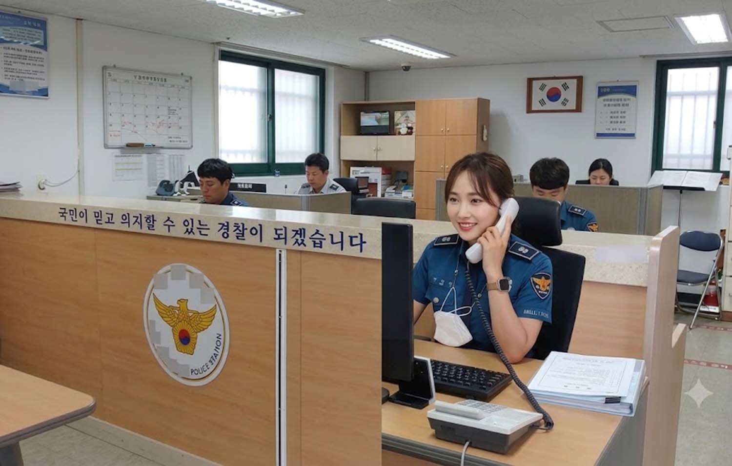 유부녀 여경, 같은 파출소 남경 2명과 불륜... 근무시간에 파출소서 성관계도