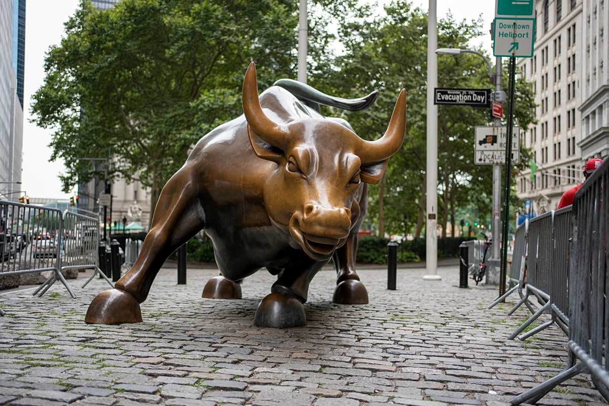 차징 불(Charging Bull). / Remo Peer-Shutterstock.com