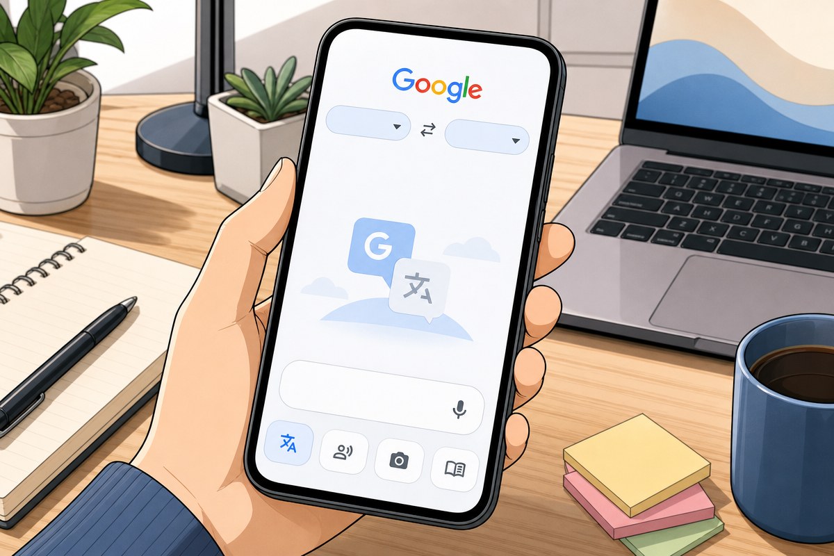 구글 번역, 10년째 정체된 UI 알약 하단바로 개편 나서나