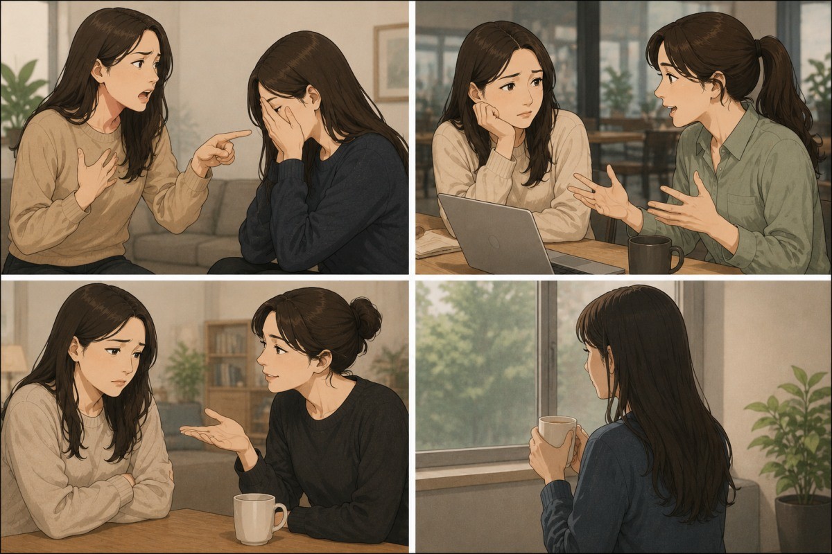 기사 내용을 바탕으로 제작한 네 컷 만화 / 위키트리