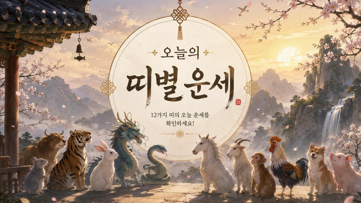 7월 12일 오늘의 운세 공개… 쥐띠·소띠는 '대박' 기회 포착하라