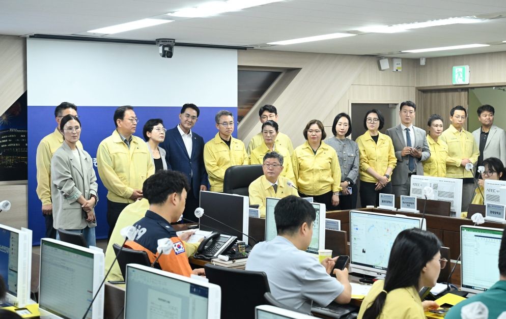 세종시의회 재난안전대책본부 긴급 방문 / 세종시의회