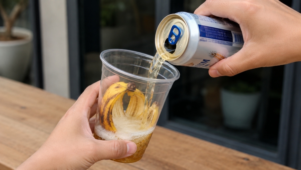 바나나 껍질에 맥주를 살짝 부어보세요…장마철 '묵은 고민'이 해결됩니다