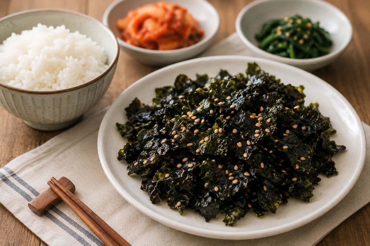 맛있는 김자반 / 기사 내용을 바탕으로 제작한 AI 이미지. 실제 모습과 차이가 있을 수 있습니다.