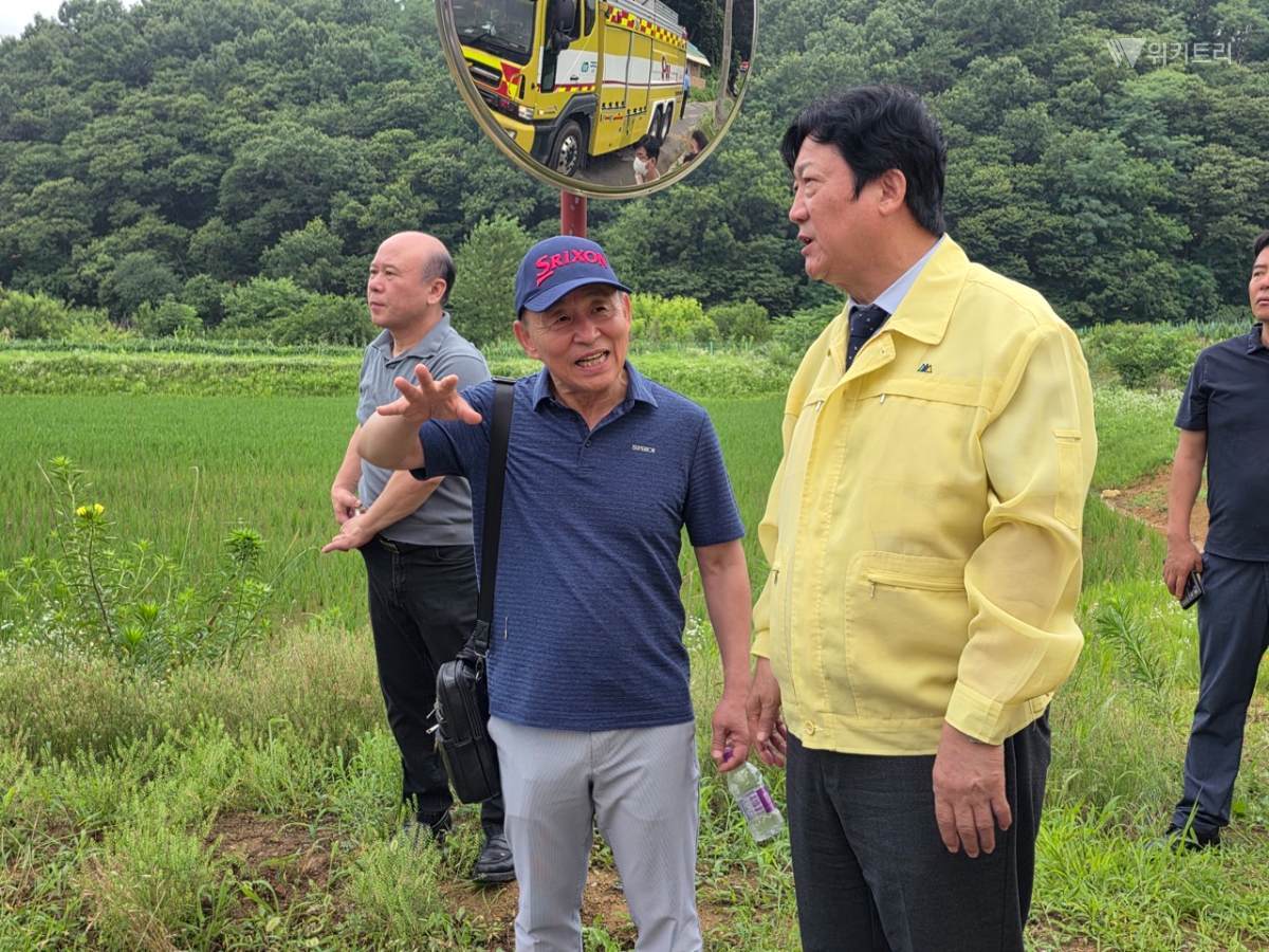 손배찬 파주시장, 맥금동 공장 화재 현장 긴급 점검