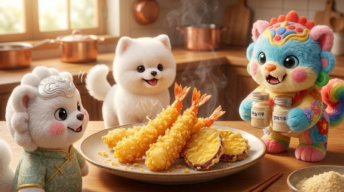 위키트리 캐릭터를 활용한 AI 일러스트 이미지.