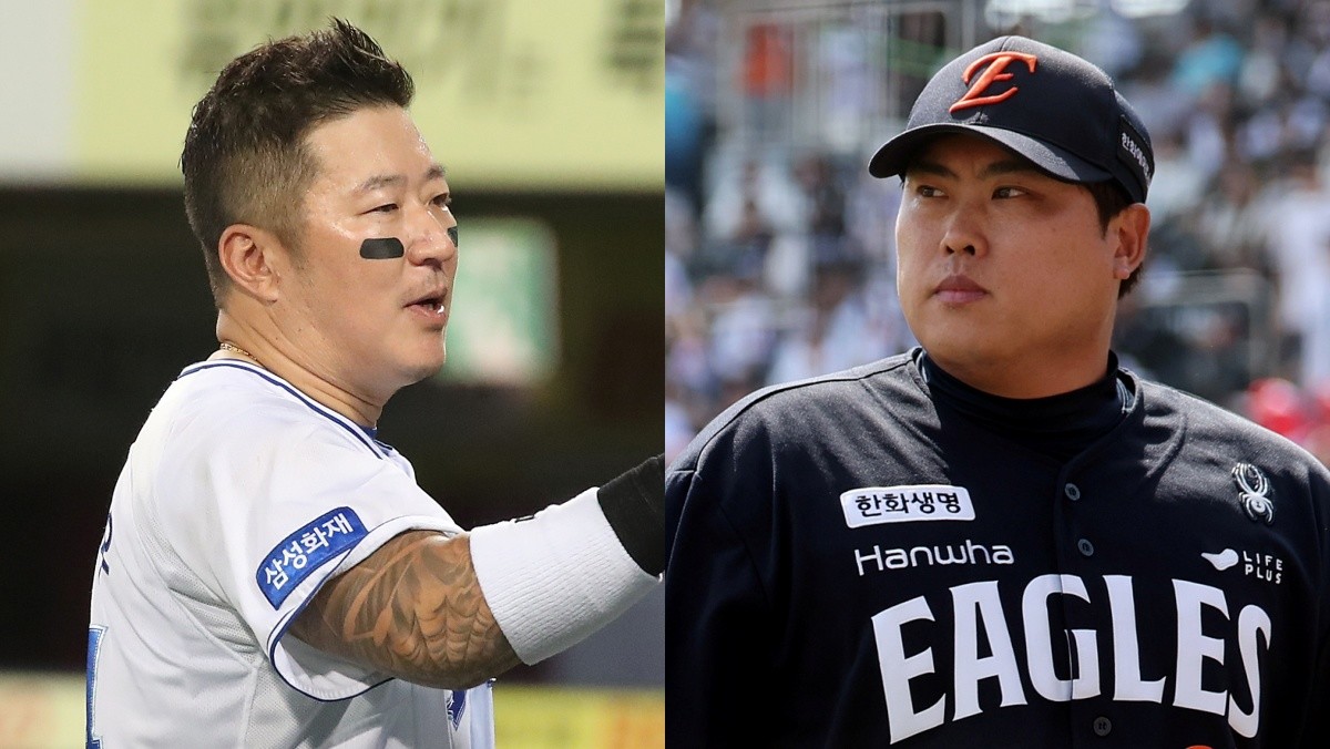 올스타전 최고령 기록에 도전하는 최형우(왼쪽)와 류현진(오른쪽). / 뉴스1