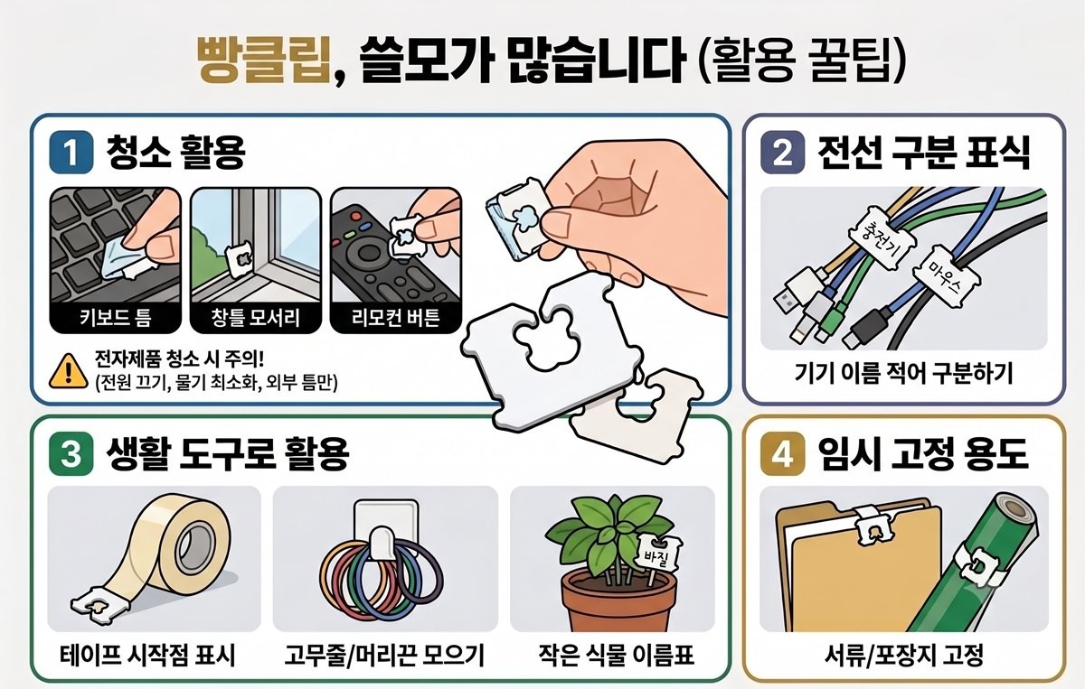 [인포그래픽] 빵클립의 다양한 활용법 / 위키트리