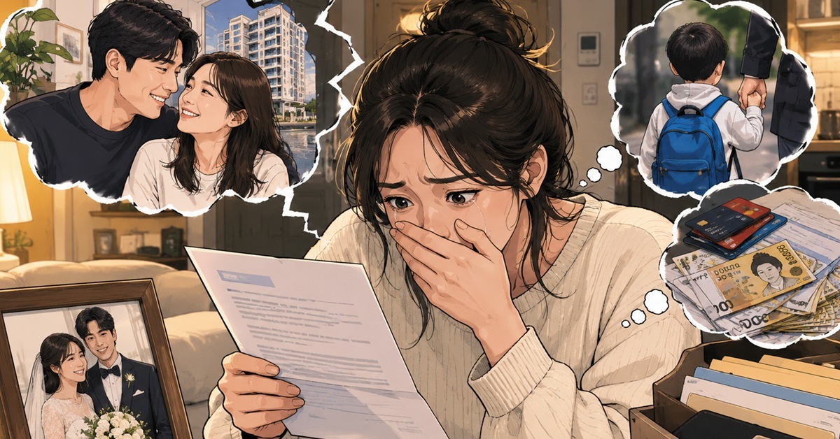 "결혼한 지 4개월 만에 남편의 혼외자와 거액의 빚을 알게 됐습니다..."