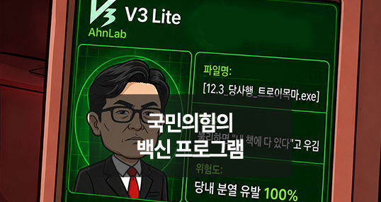 [위키만평] 국민의힘의 백신 프로그램