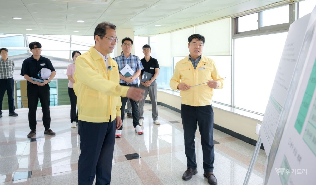 손훈모 순천시장, 여름철 대비 취·정수장 현장 점검 총력