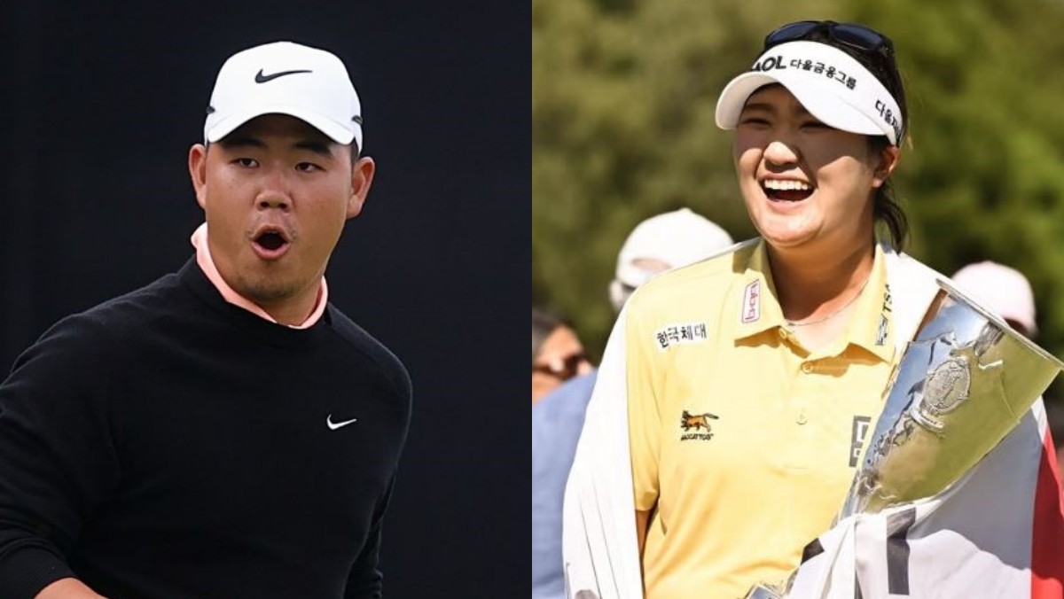 김주형(왼쪽)과 유해란(오른쪽). / PGA 투어·LPGA 투어 인스타그램 캡처