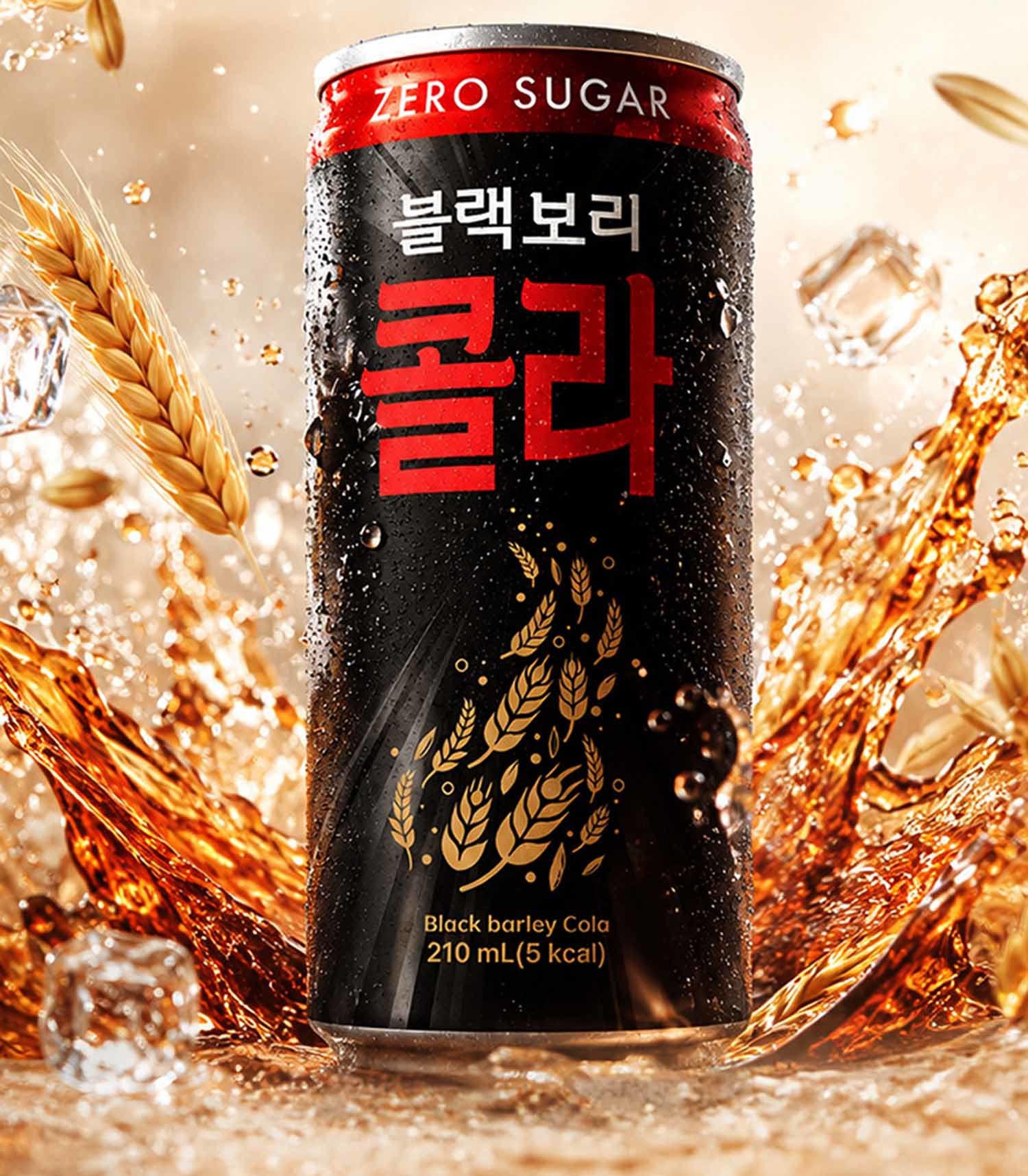 하이트진로음료 블랙보리 콜라.