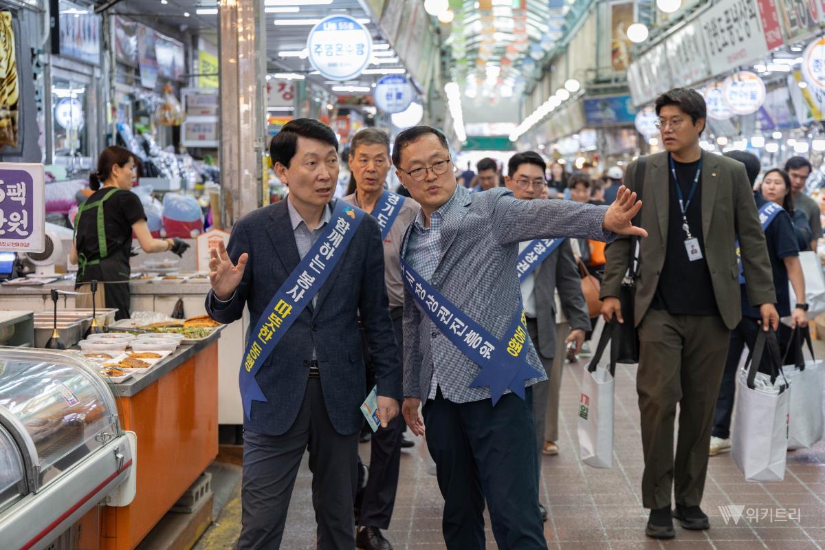 경상원, 의정부제일시장 찾아 소비 촉진·폭염 대비 안전점검 실시