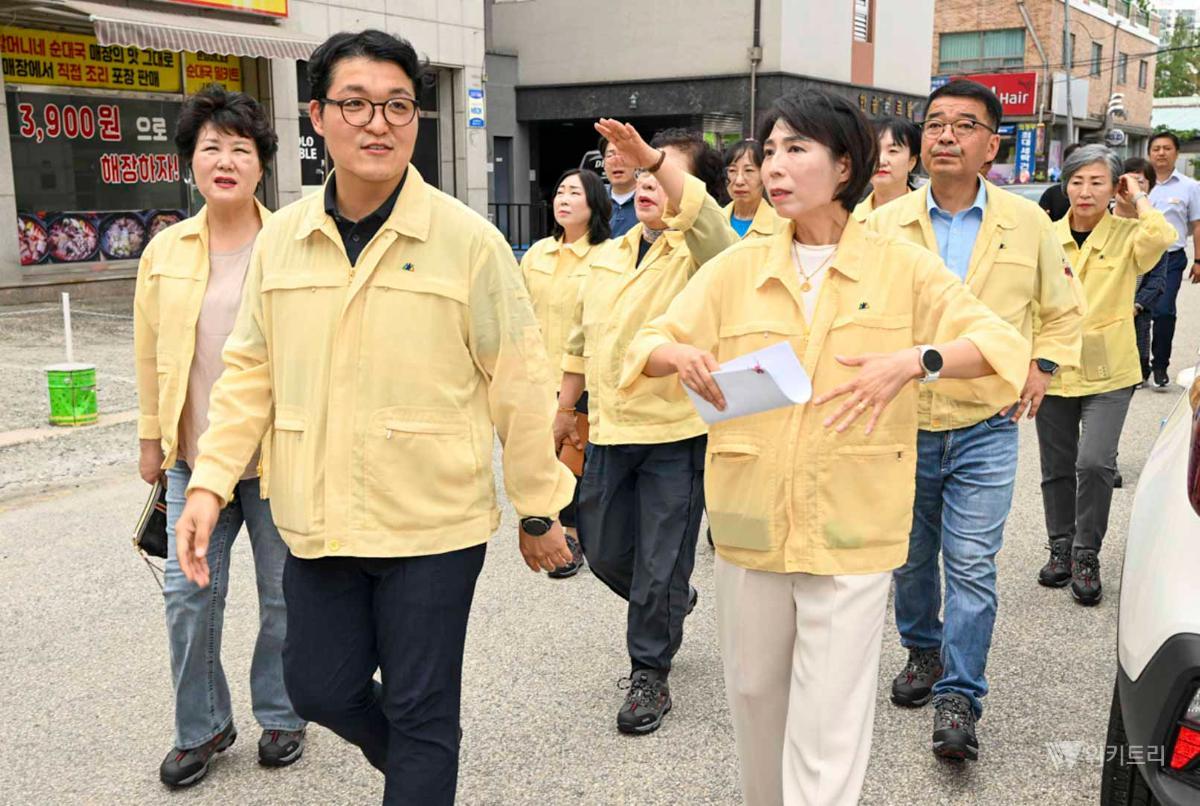 "시민 안전부터 지킨다" 의정부시의회, 호우 취약지역 긴급 점검