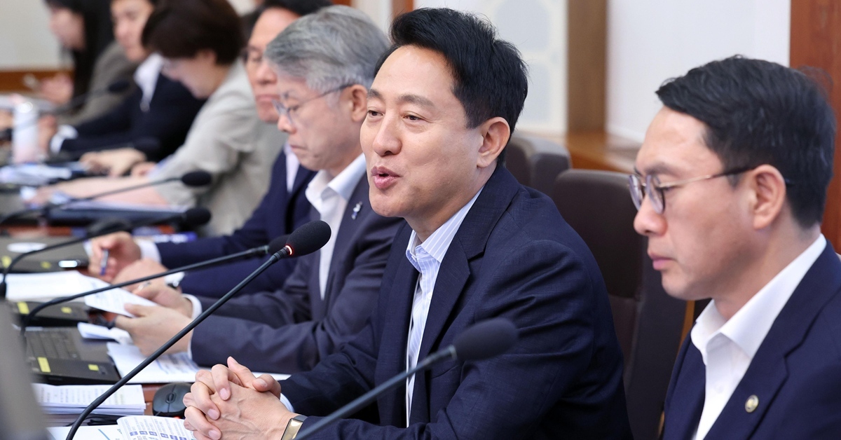 오세훈 부동산 발언 세 번 막혔다…김문수 "이게 국무회의냐"