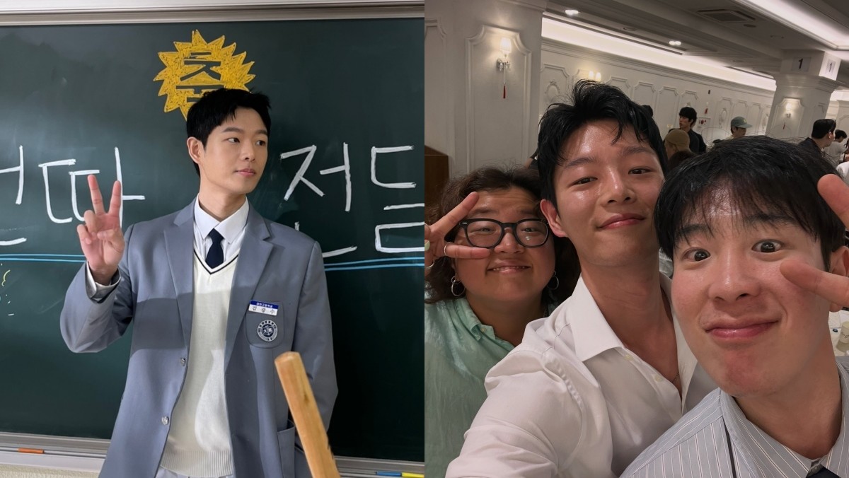 김도건이 공개한 '참교육' 촬영 현장, 뒤풀이 사진 / 김도건 인스타그램