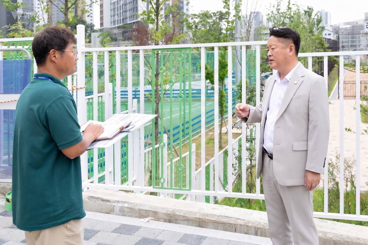 김남원 검단구의장, 아이꿈공원 안전점검…안전대책 마련 촉구